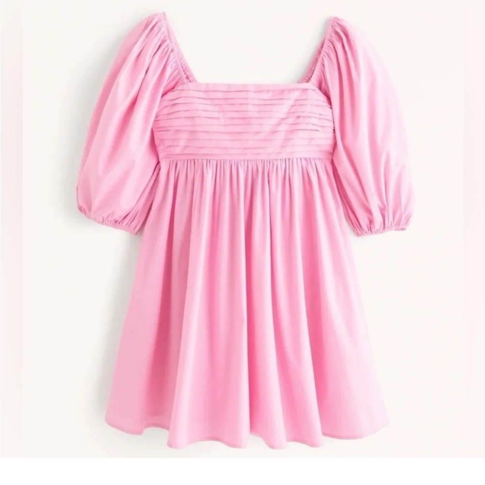 Abercrombie & Fitch, Emerson Poplin Puff Sleeve Mini Dress *SEE DESCRIPTION*